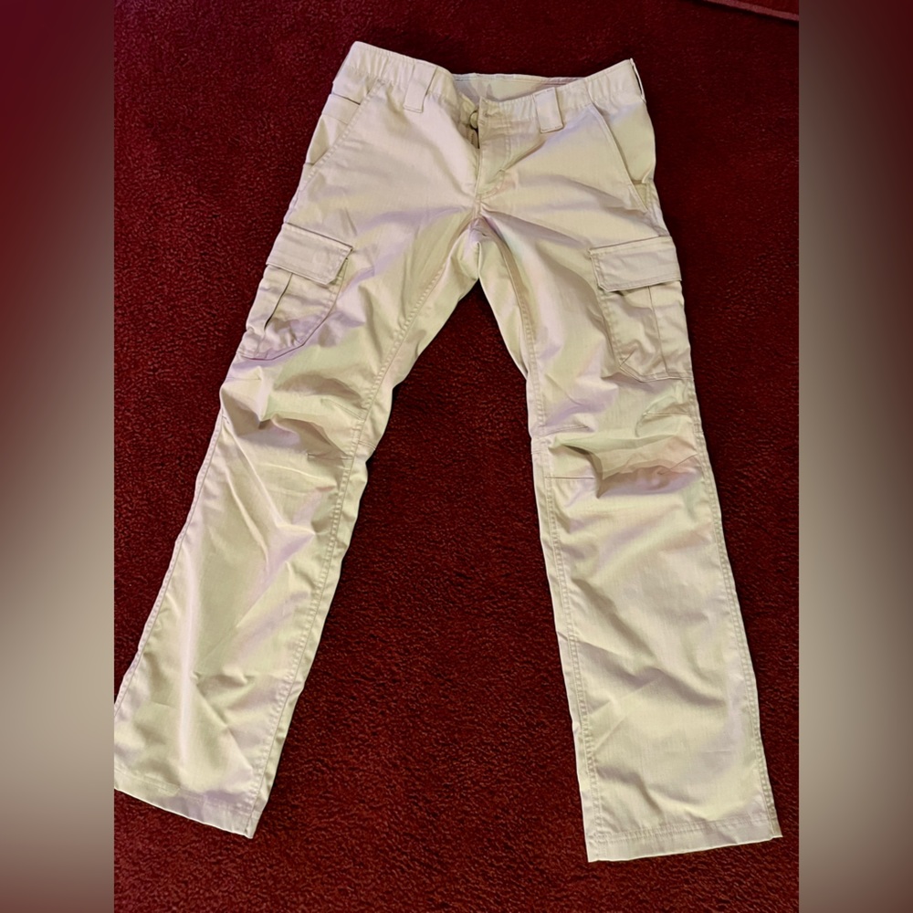 Khaki Under Armor tactical pants